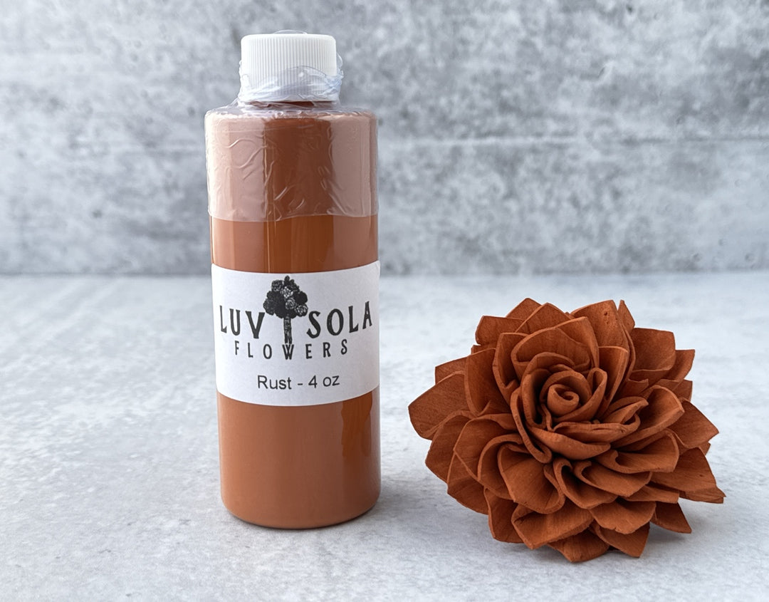 Wood Flower Dye - Rust - Luv Sola Flowers