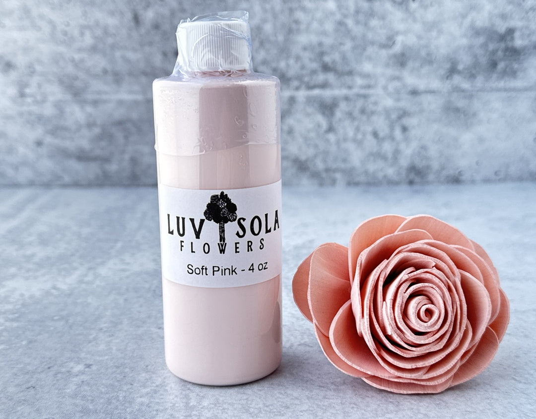 Wood Flower Dye - Soft Pink - Luv Sola Flowers