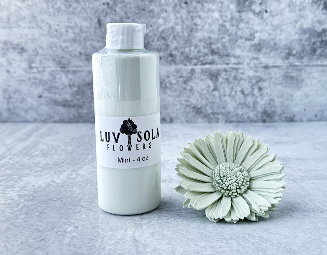 Wood Flower Dye - Mint - Luv Sola Flowers