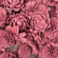 Sola Wood Flowers - Burgundy Dyed Flowers - Luv Sola Flowers