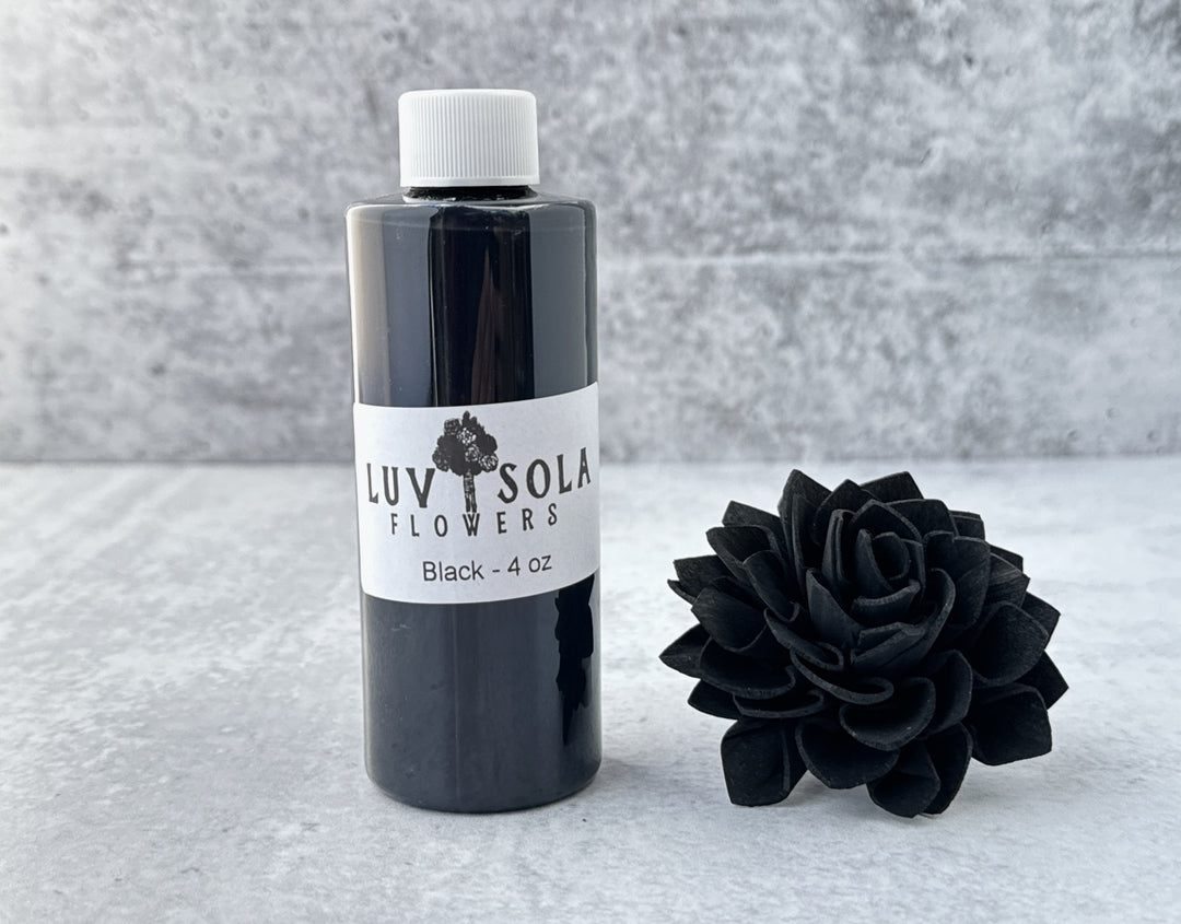 Wood Flower Dye - Black - Luv Sola Flowers