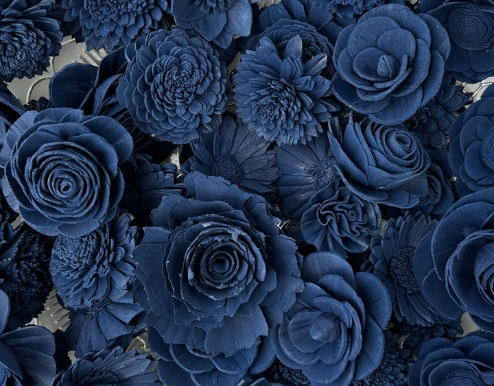 Sola Wood Flowers - Navy Dyed Flowers - Luv Sola Flowers
