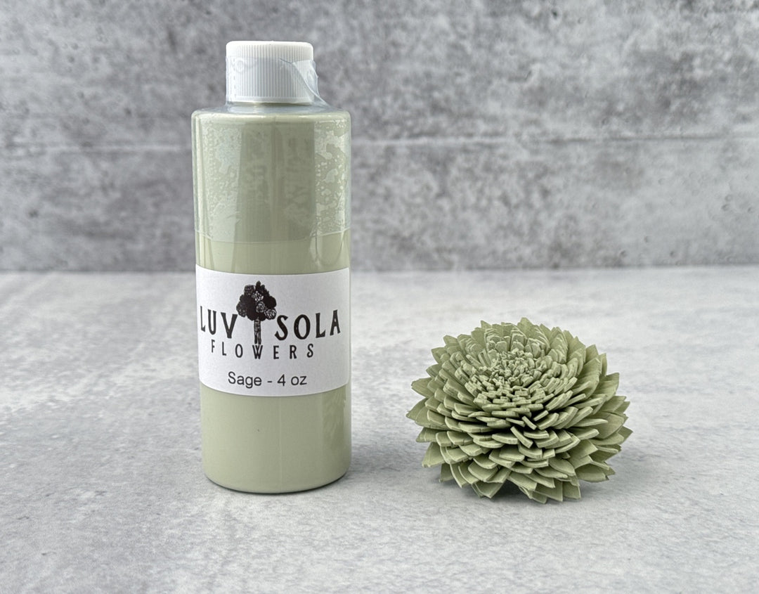 Wood Flower Dye - Sage - Luv Sola Flowers