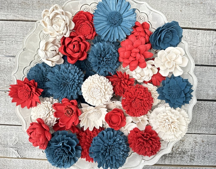 Sola Wood Flowers - 4th of July Assortment - Luv Sola Flowers
