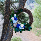 Sola Wood Flowers - Blue Hue Wreath - Luv Sola Flowers