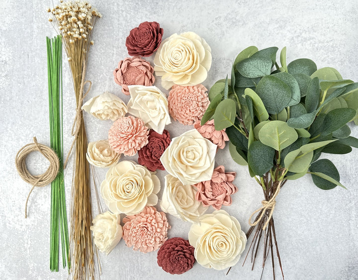 Sola Wood Flowers - Blushing Beauty Bouquet - Luv Sola Flowers