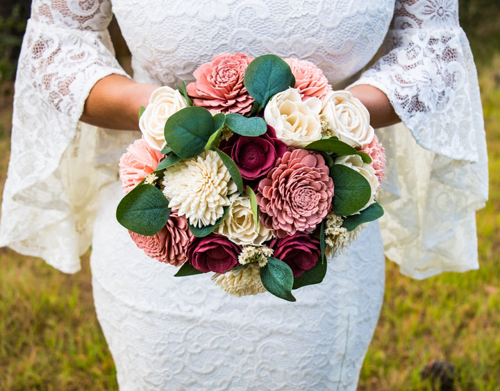 Sola Wood Flowers - Blushing Beauty Bouquet - Luv Sola Flowers