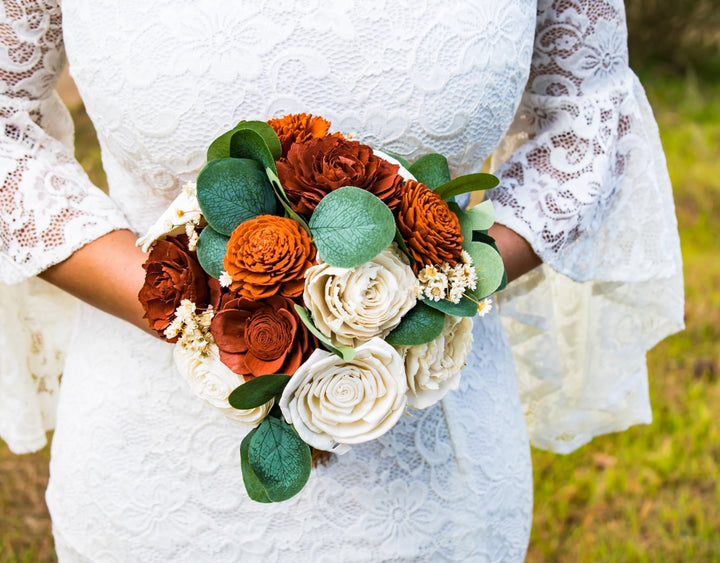Sola Wood Flowers - Custom Small Bridal Bouquet - Luv Sola Flowers