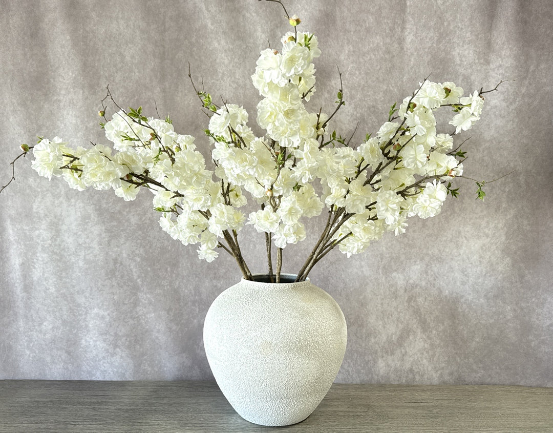 Faux Cherry Blossom - White - Luv Sola Flowers
