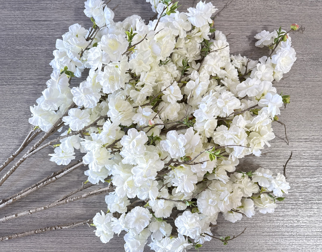 Faux Cherry Blossom - White - Luv Sola Flowers