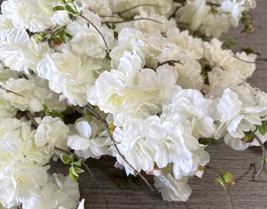 Faux Cherry Blossom - White - Luv Sola Flowers