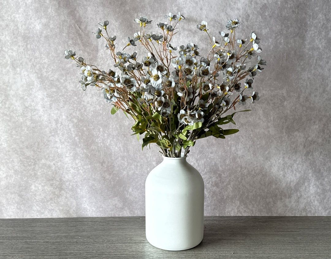 Faux Dogwood Flower - Blue Gray - Luv Sola Flowers