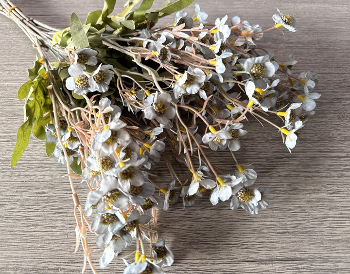 Faux Dogwood Flower - Blue Gray - Luv Sola Flowers