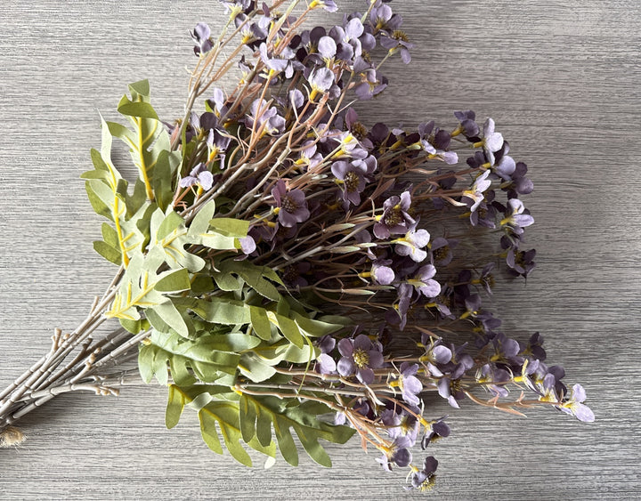 Faux Dogwood Flower - Dusty Purple - Luv Sola Flowers