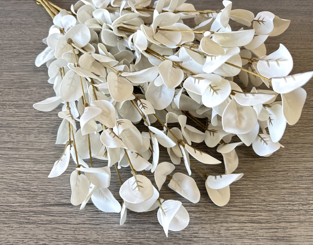 Faux Eucalyptus - White - Luv Sola Flowers