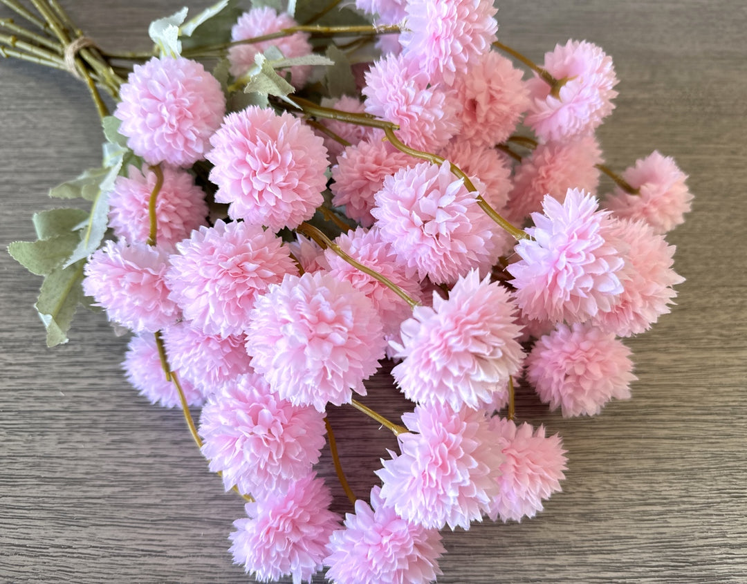 Faux Kiku Flower - Pink - Luv Sola Flowers