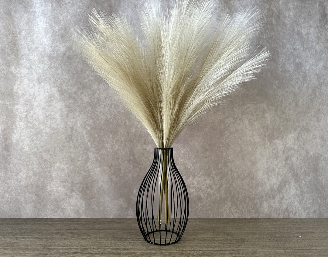 Faux Pampas Grass - Cream - Luv Sola Flowers