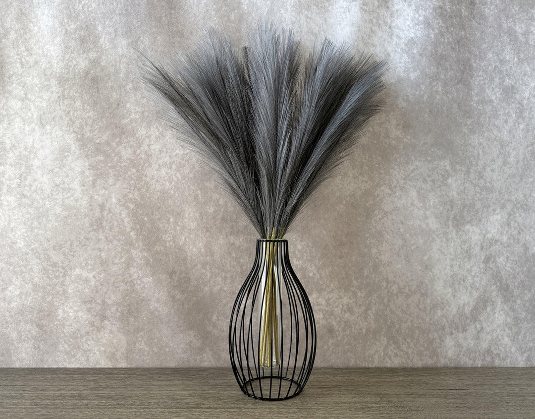 Faux Pampas Grass - Gray - Luv Sola Flowers