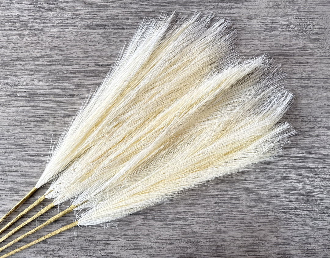 Faux Pampas Grass - Ivory - Luv Sola Flowers