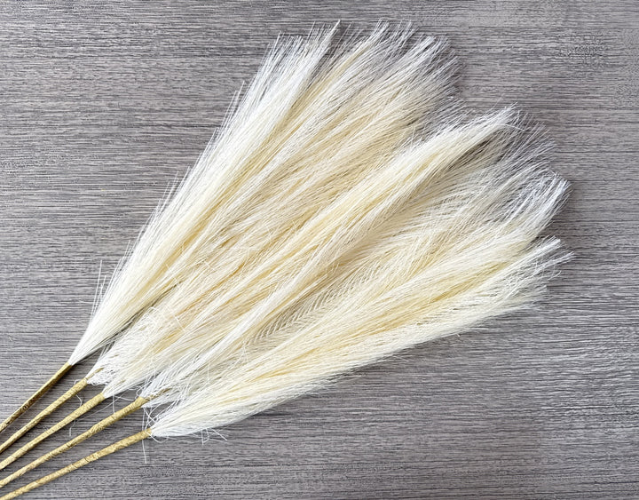 Faux Pampas Grass - Ivory - Luv Sola Flowers