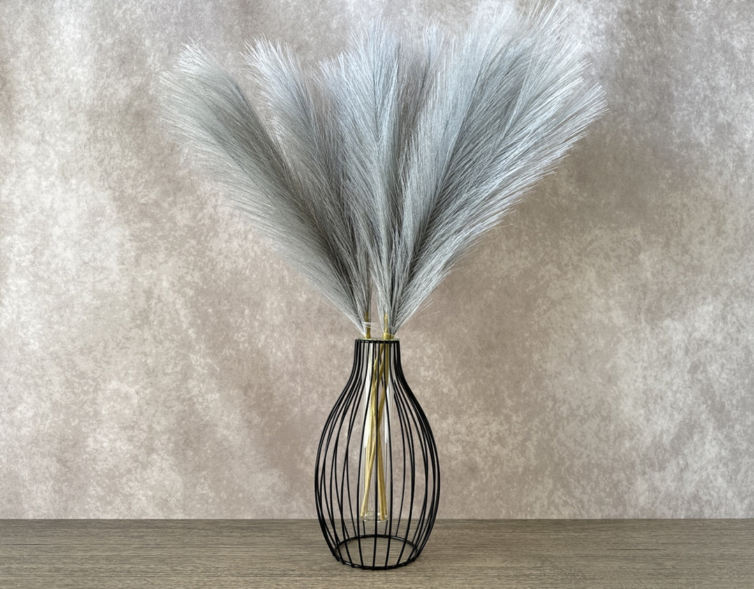 Faux Pampas Grass - Light Gray - Luv Sola Flowers