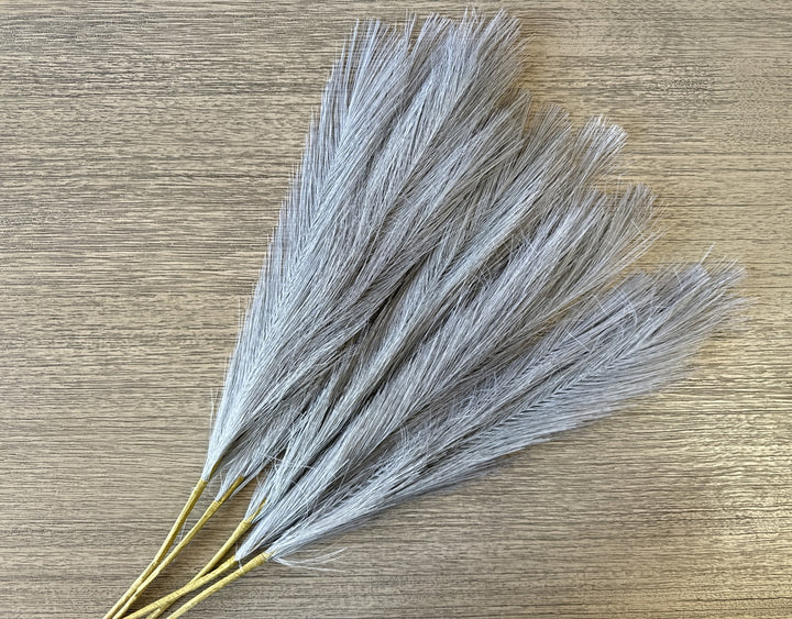 Faux Pampas Grass - Light Gray - Luv Sola Flowers