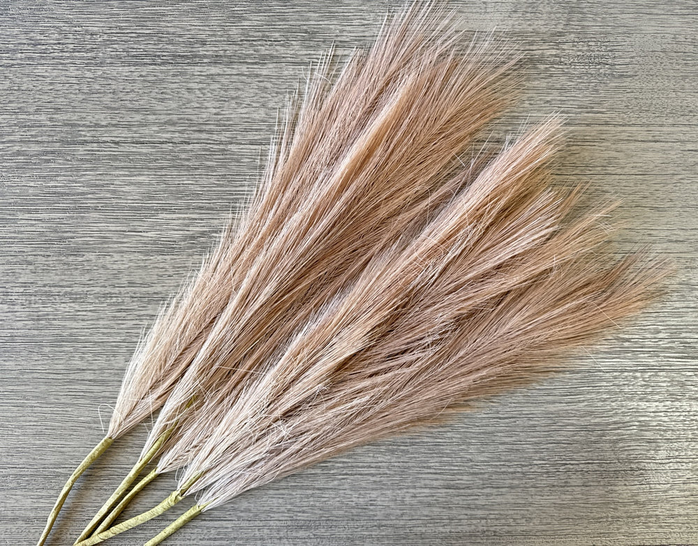 Faux Pampas Grass - Rose Gold - Luv Sola Flowers