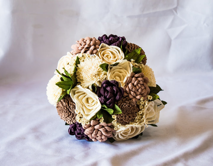 Sola Wood Flowers - Moody Mauve Bouquet - Luv Sola Flowers