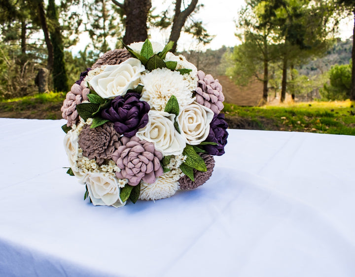 Sola Wood Flowers - Moody Mauve Bouquet - Luv Sola Flowers