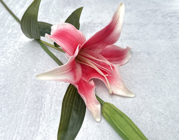 Real Touch Asiatic Lily - Pink - Luv Sola Flowers - Faux Filler