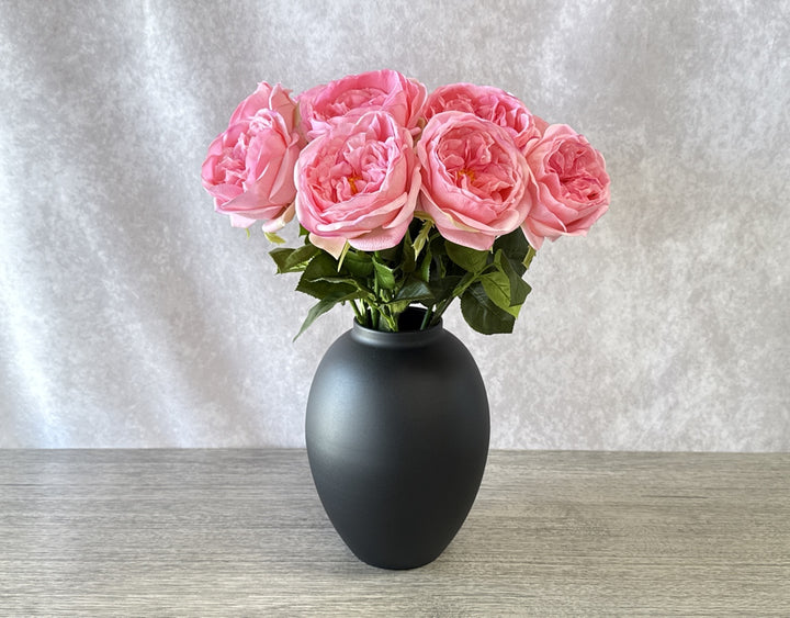 Real Touch English Rose Arrangement - Blush - Luv Sola Flowers