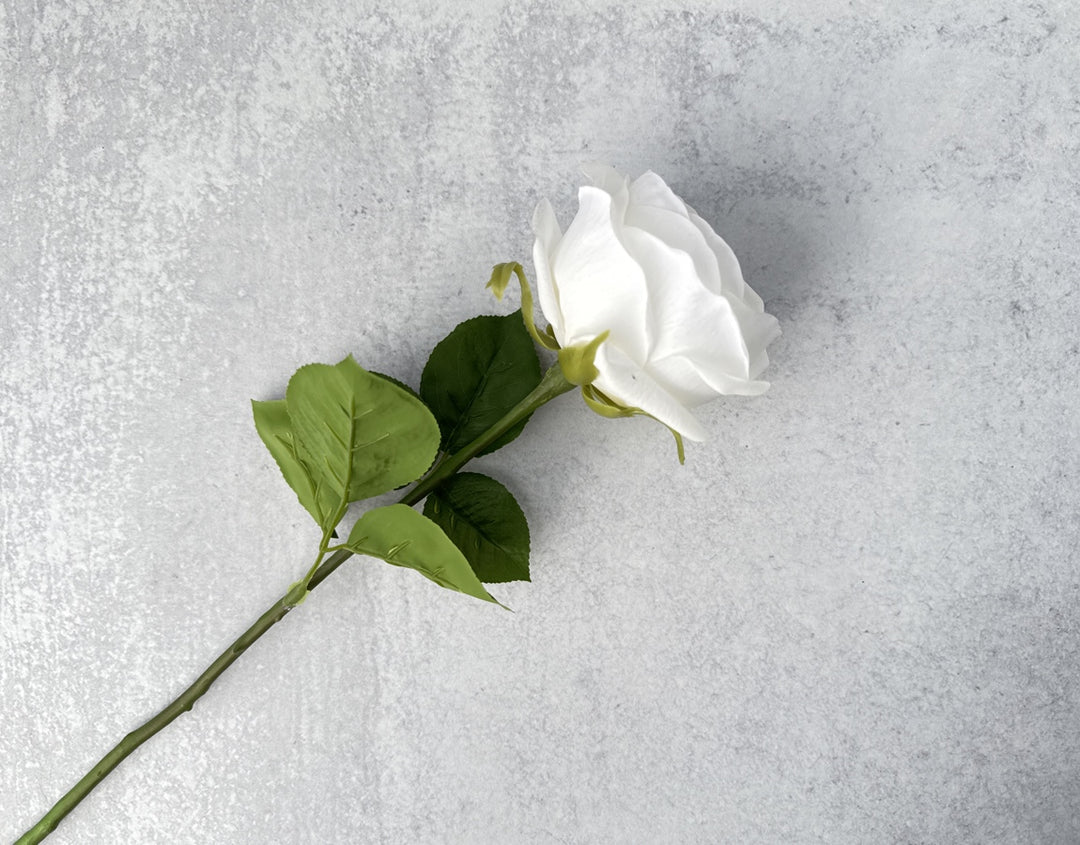 Real Touch English Rose - White - Luv Sola Flowers - Faux Filler