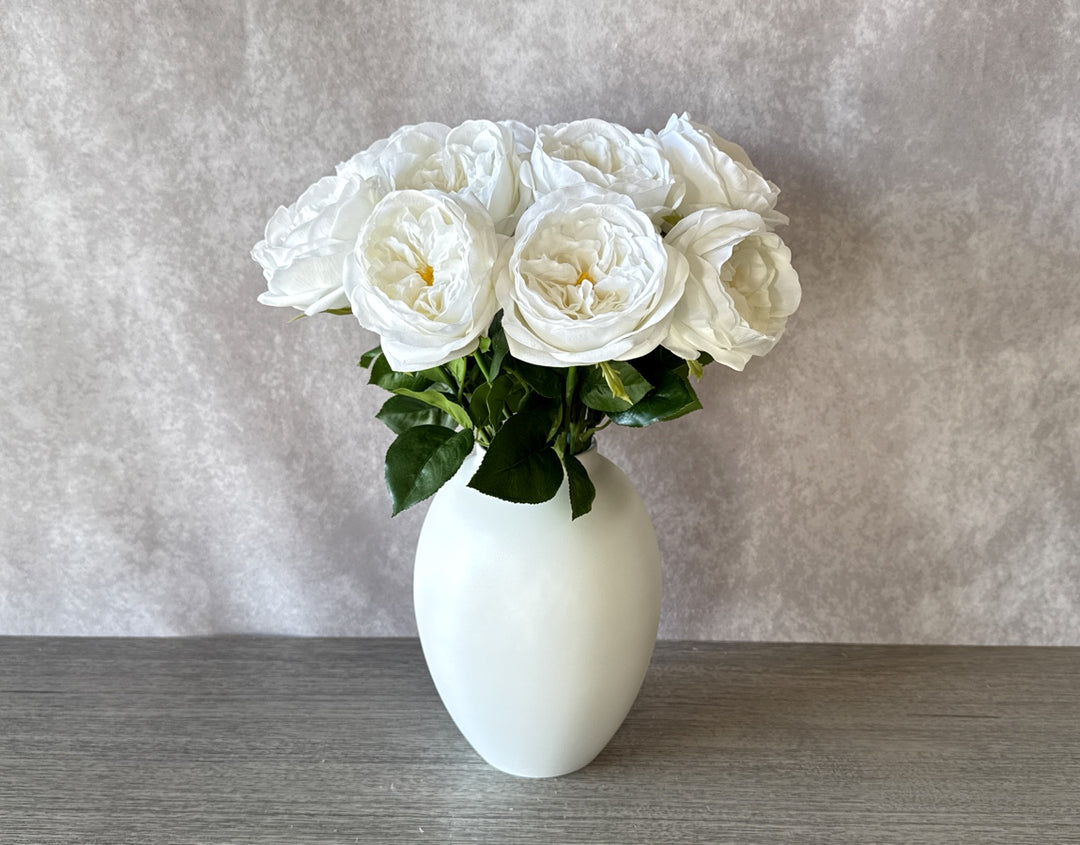 Real Touch English Rose - White - Luv Sola Flowers - Faux Filler