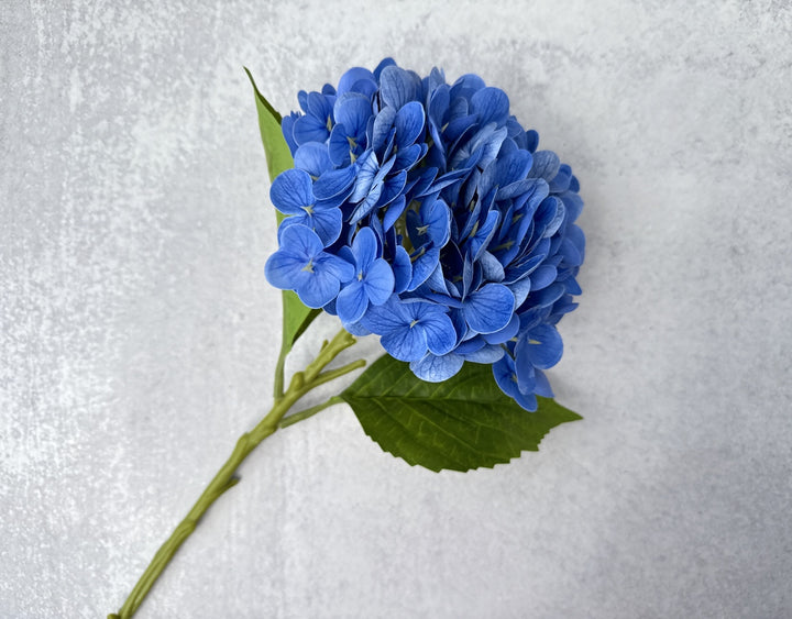 Real Touch Hydrangea - Dark Blue - Luv Sola Flowers - Faux Filler