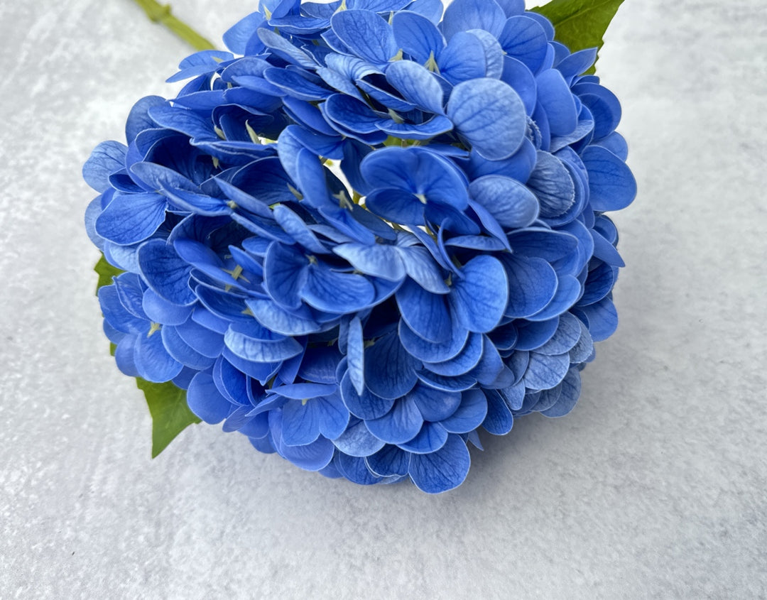 Real Touch Hydrangea - Dark Blue - Luv Sola Flowers - Faux Filler