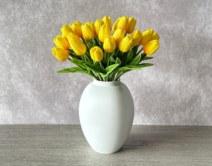 Real Touch Mini Tulip - Golden Yellow - Luv Sola Flowers