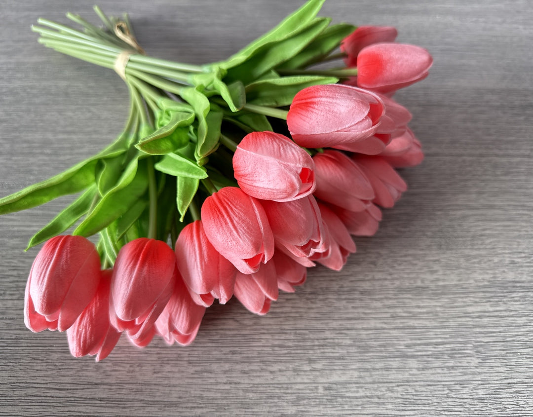 Real Touch Mini Tulip - Pink - Luv Sola Flowers