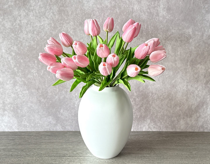 Real Touch Mini Tulip - Soft Pink - Luv Sola Flowers