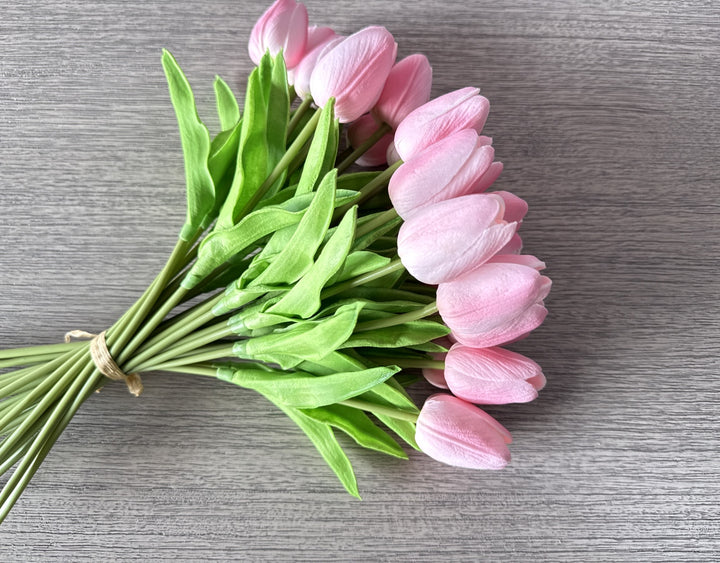 Real Touch Mini Tulip - Soft Pink - Luv Sola Flowers