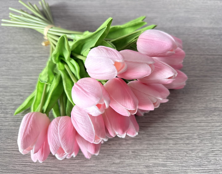 Real Touch Mini Tulip - Soft Pink - Luv Sola Flowers