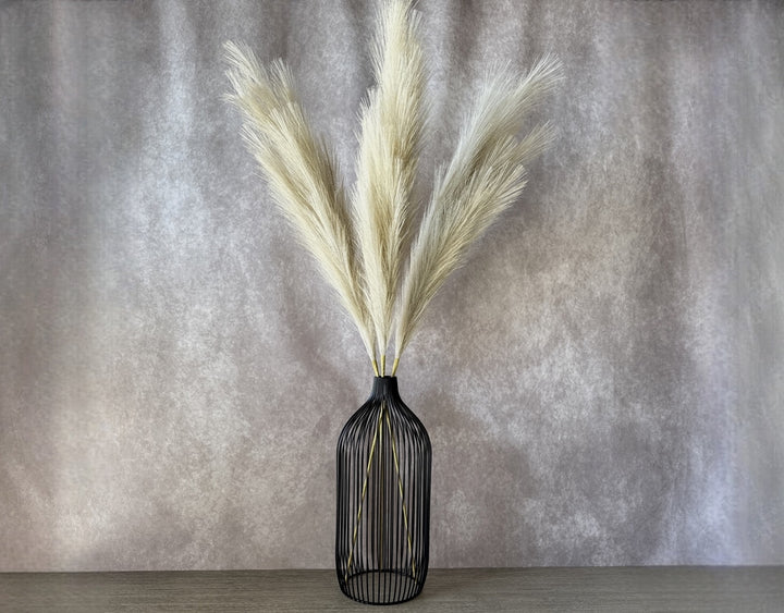 Tall Faux Pampas Grass - Cream - Luv Sola Flowers