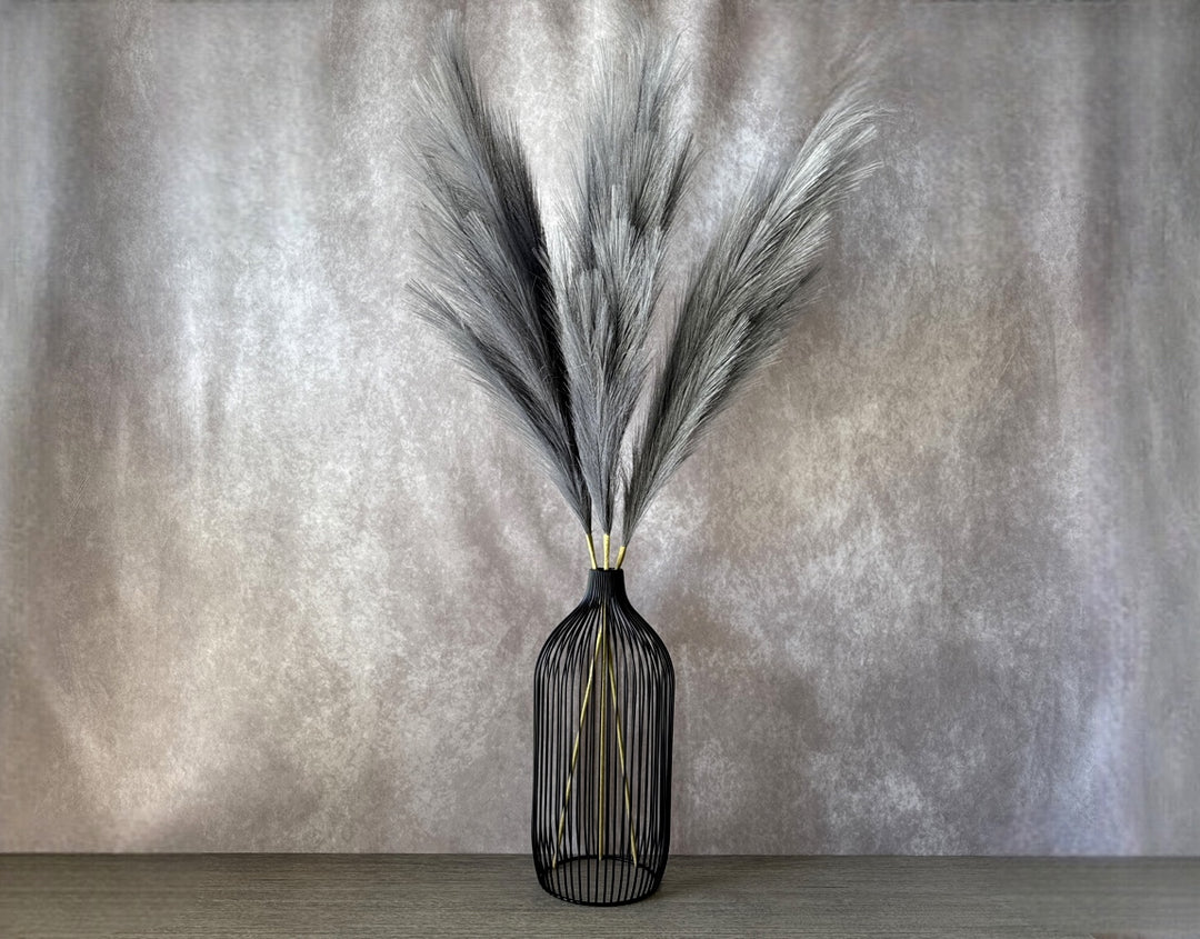 Tall Faux Pampas Grass - Gray - Luv Sola Flowers