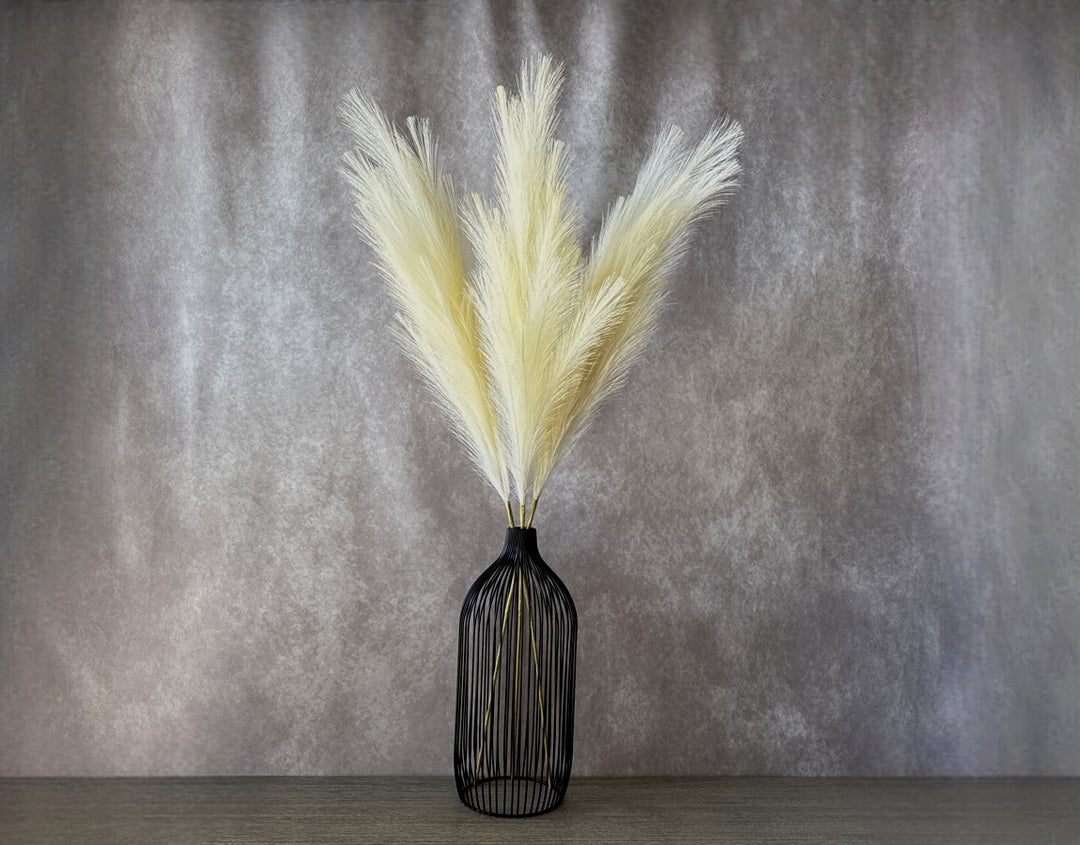 Tall Faux Pampas Grass - Ivory - Luv Sola Flowers