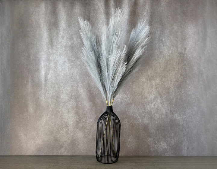 Tall Faux Pampas Grass - Light Gray - Luv Sola Flowers