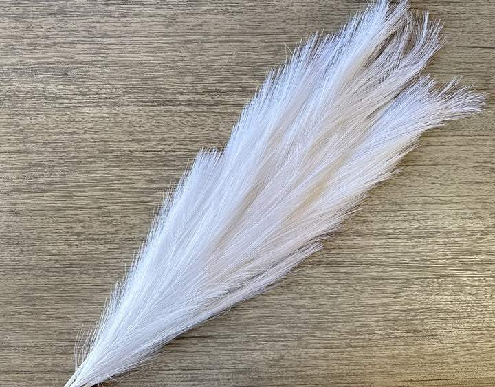 Tall Faux Pampas Grass - White - Luv Sola Flowers