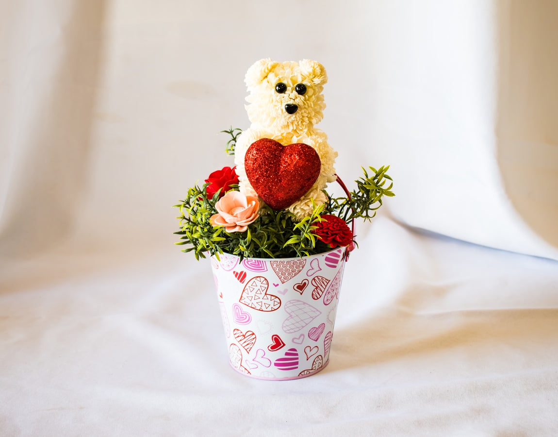 Sola Wood Flowers - Valentine's Day Bear Raw - Luv Sola Flowers