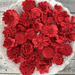 Sola Wood Flowers - Cherry Red Dyed Flowers - Luv Sola Flowers