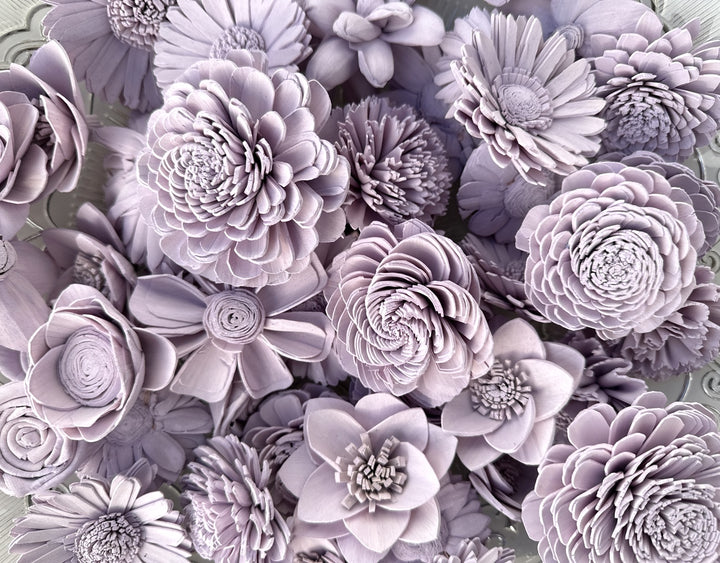 Sola Wood Flowers - Lilac Dyed Flowers - Luv Sola Flowers