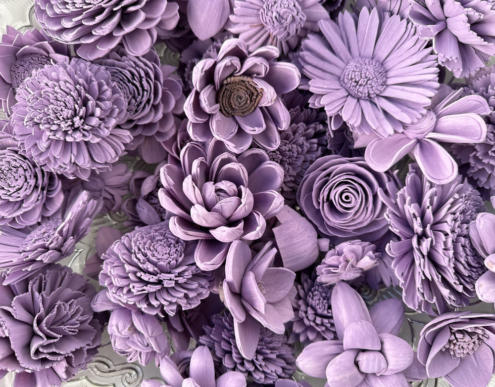 Sola Wood Flowers - Violet Dyed Flowers - Luv Sola Flowers