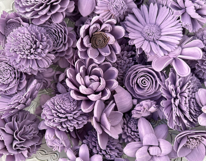 Sola Wood Flowers - Violet Dyed Flowers - Luv Sola Flowers